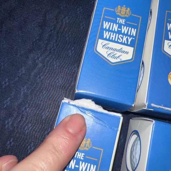 Collectible AdvertisingnCanadian Club Whisky 6 Boxes Golf Balls New Box 2021 - Picture 9 of 11